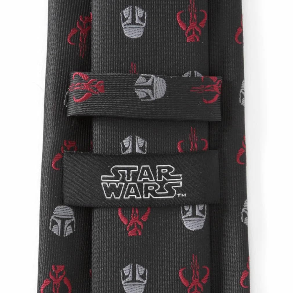 [Cufflinks] Star Wars Mando Black Red Tie sw-mnd-rdbk-tr