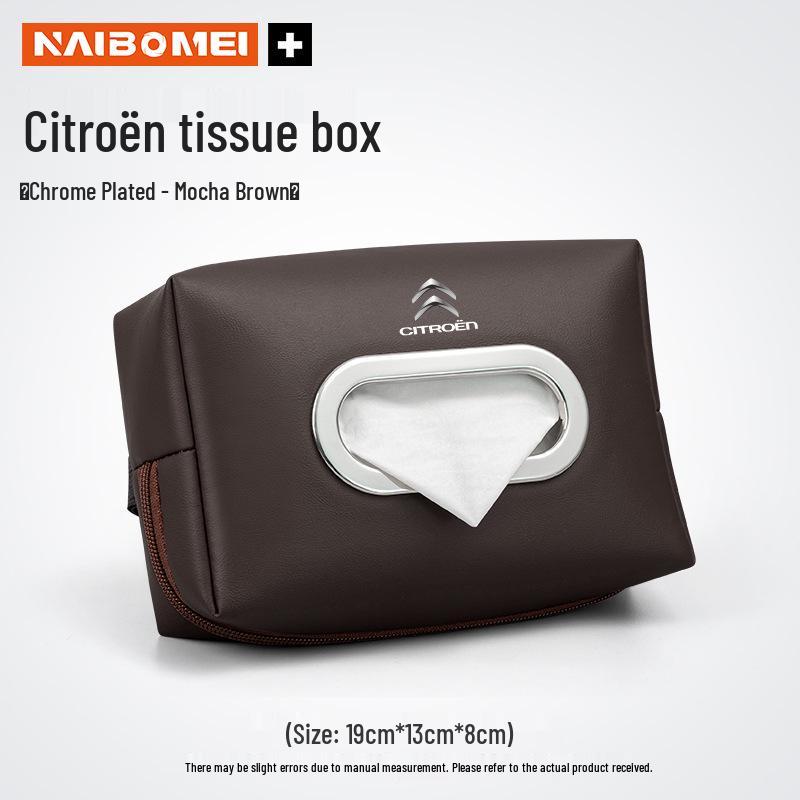 Fits Citroen Models: C3, C4, Elysee, C5, C5 Aircross, C6 - Tissue Box, Armrest Box, Seat Back Tissue Pack.