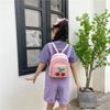 Cute And Stylish Cherry Design Pu Leather Backpack For Girls With Breathable Durable Features