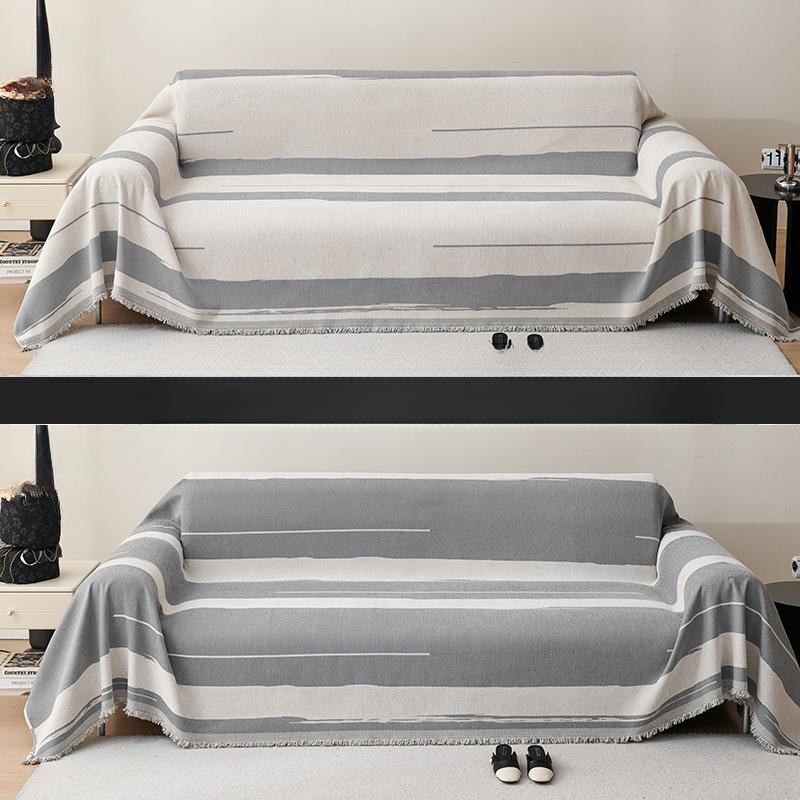 Sofa Cover Cloth Modern Simple Sofa Cover Four Seasons Universal Sofa Cushion Non-Slip Stain Resistant Sofa Towel Anti-Scratching