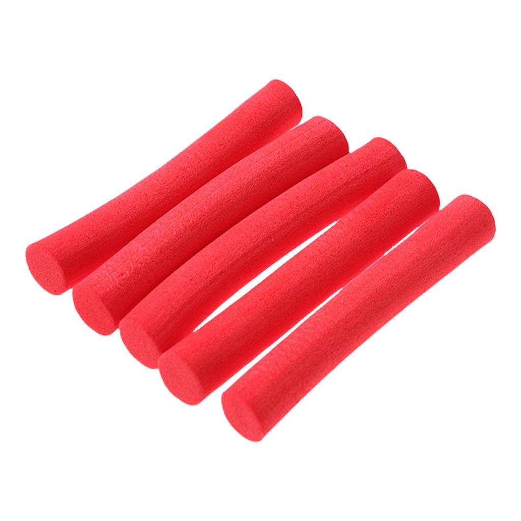 5Pcs Light Weight Fishing Foam Sticks Reusable Foam Rods Portable Cylinder Foam Sticks for Pond River Easy To Use