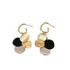 Korean Niche Geometric Sequined Earrings, High-end Sense, Simple and Cold Wind Earrings, Personalized Fashion, Light Luxury Earrings, Women