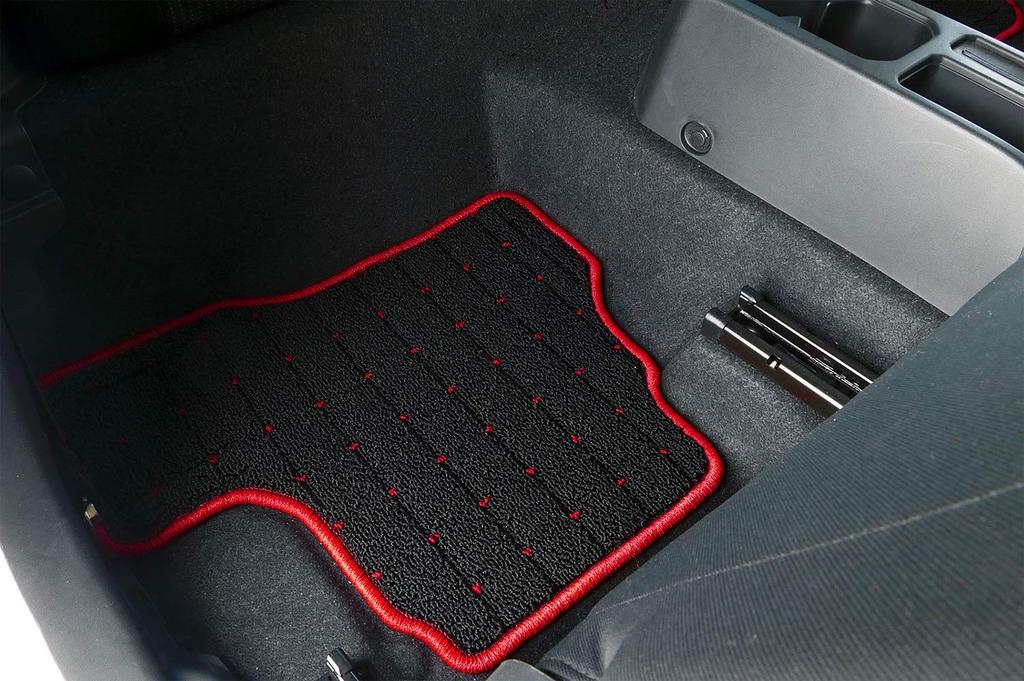 MONSTER SPORT Tapetes para Jimny Jimny Sierra Automático Preto x [JB64W] / [JB74W] Transmissão, Vermelho, 894550-5500M