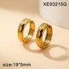 Trendy Titanium Steel Minimalist Hoop Earrings: Polished, Lightweight, Versatile, and Fashion-Forward for Men and Women