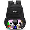 Rhythm Box Sprunki Gioco Zaino Anime Zaino Studente Zaino Scolastico Borsa Multifunzionale