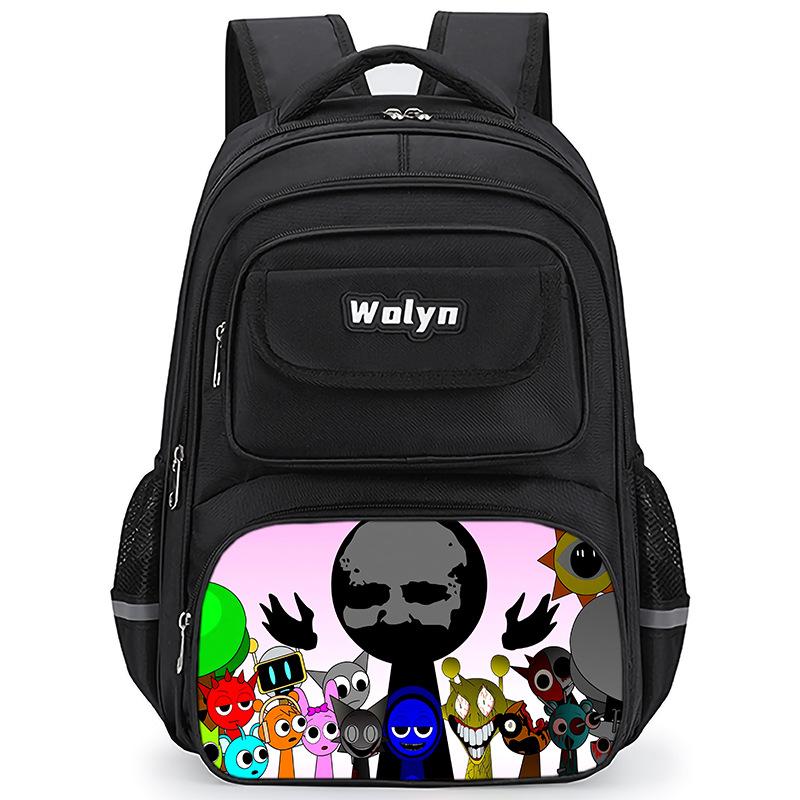Rhythm Box Sprunki Gioco Zaino Anime Zaino Studente Zaino Scolastico Borsa Multifunzionale