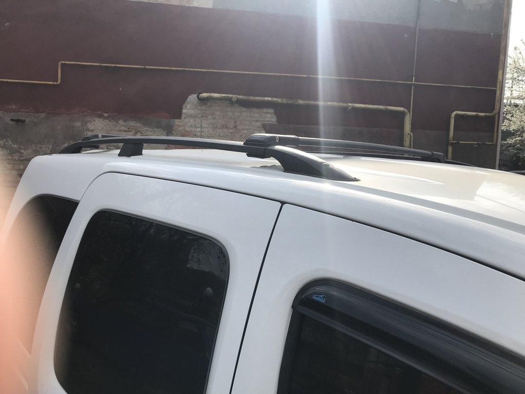 Stürze für Dachreling WingBar (2 Stück) Grau für Renault Kangoo 2008–2020
