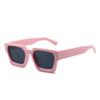 Multicolor Large Square Frame Sun Glasses Wide Legs Men UV400 Eyewear  Unisex