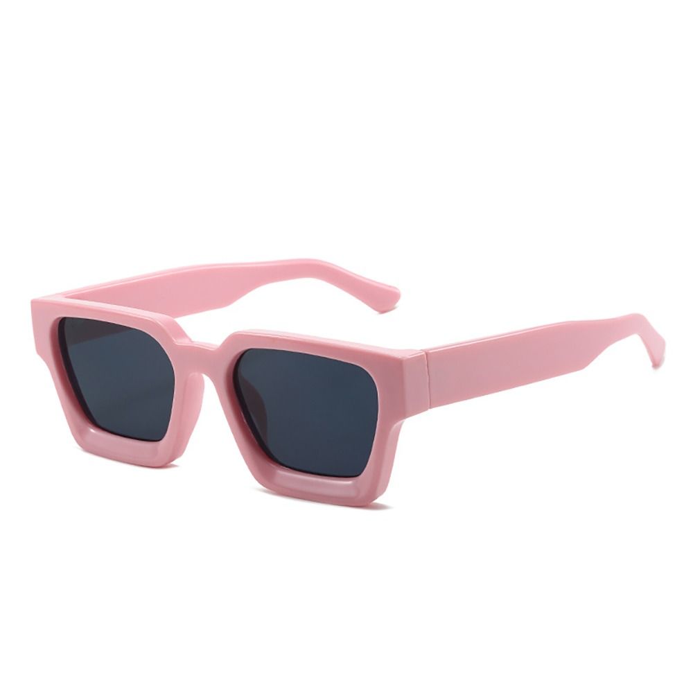 Multicolor Large Square Frame Sun Glasses Wide Legs Men UV400 Eyewear  Unisex