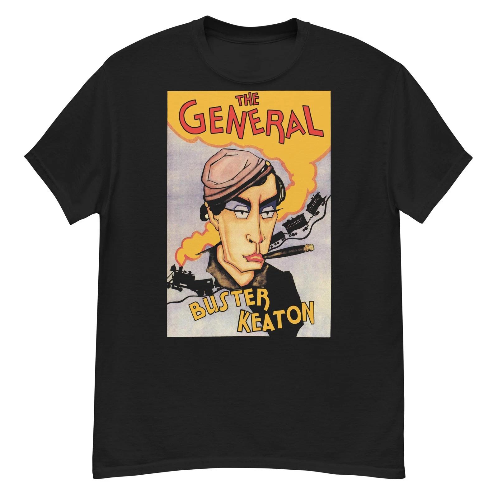 The General cult silent film Buster Keaton fan art t-shirt S
