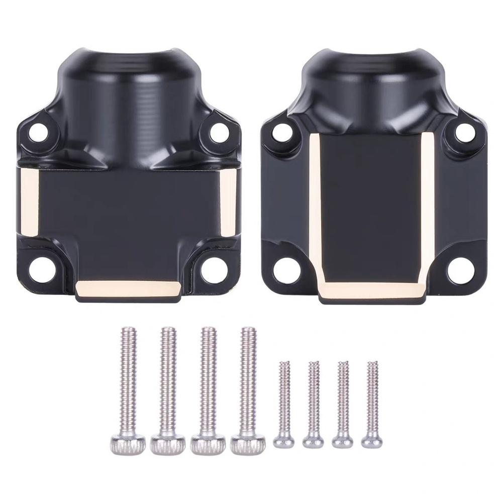 Brass Weight Block For RC Crawler Front Rear Axle Cover Upgrade Improves Traction Stability Off Road Car Accessories