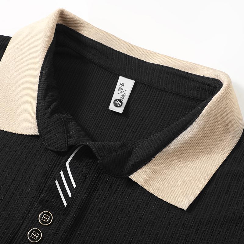 Übergröße 5XL-13XL Übergroße Poloshirts Herren Sommeroberteile Schwarz Kurzarm T-Shirt Sommerkleidung