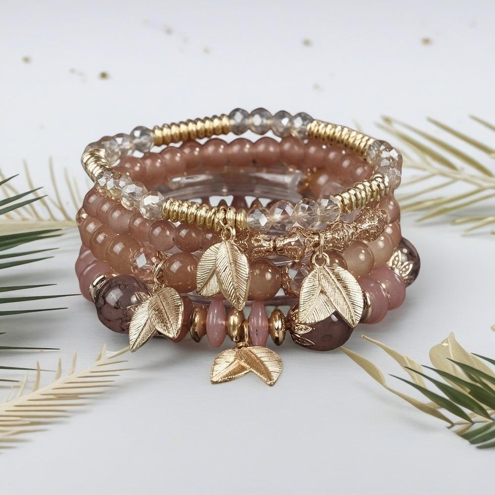 JYL TS Bracelet Elephant Glass  Bohemian Style Enhances Strength & Grace