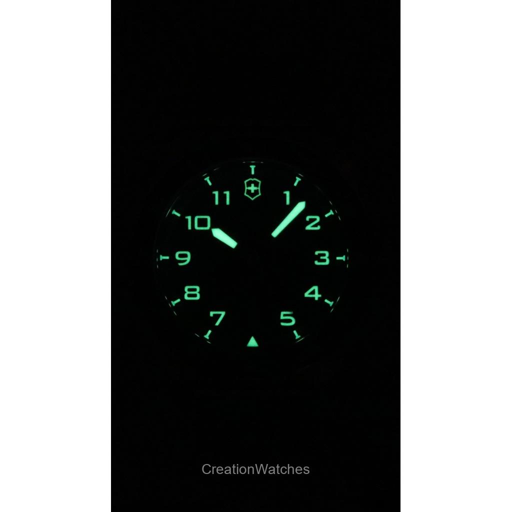 Victorinox Swiss Army Stainless Steel Blue Dial Automatic 242045 100M Men's Watch