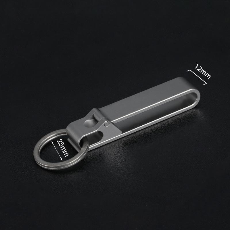 High-Quality Key Ring Ultra Lightweight Portable EDC Multitool Titanium Alloy Keychain Uxury Men Car Key Chain CNC Machining