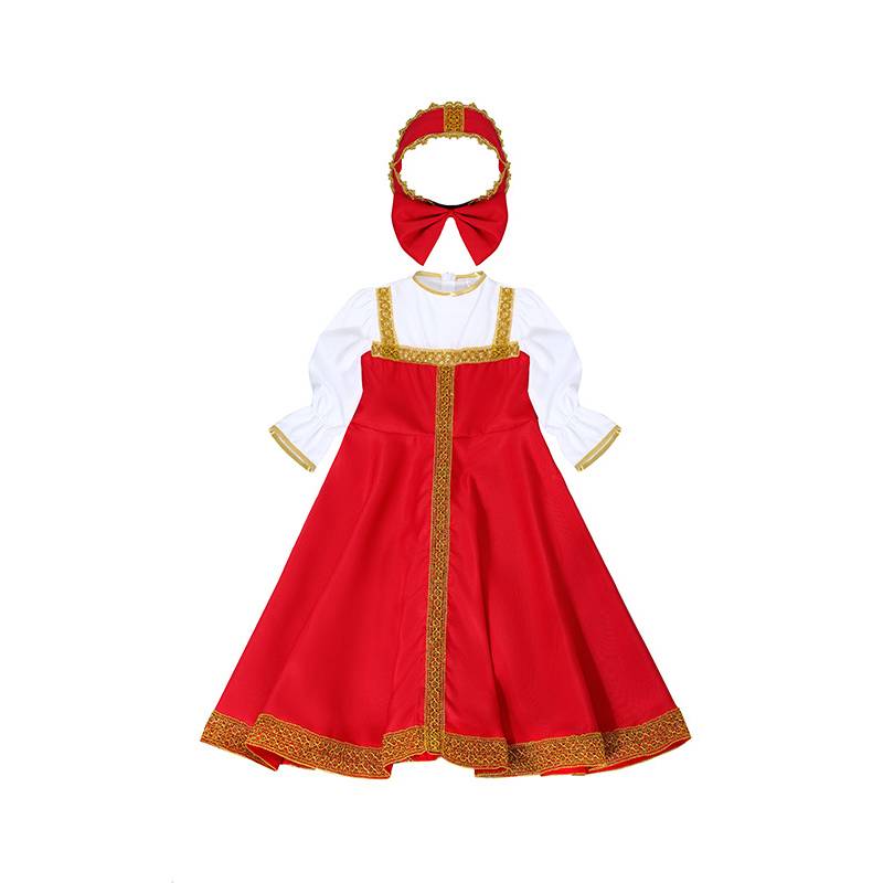 

Русское сценическое детское шоу Подиумное мероприятие Танец Хэллоуин Костюм для девочек Нежный M Child