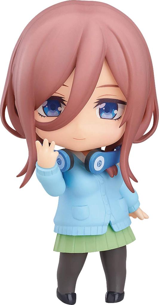 Nendoroid The Quintessential Quintuplets Miku Nakano malovaná pohyblivá figurka v měřítku, ABS a PVC