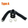 25mm Air Diesel Heater Intake Filter Silencer + Intake Duct Pipe Stretch Length 60cm + 2x Clips For Webasto Eberspacher