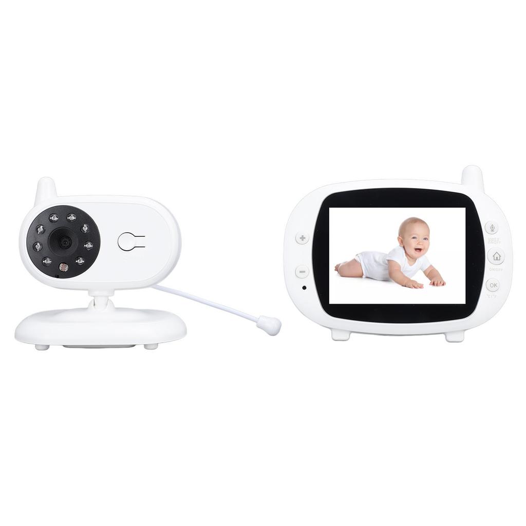 BM850 Baby Video Camera Wireless 2 Way Talk Night Vision 3.5in IPS Screen Night Light Zoom Video Baby Accessory