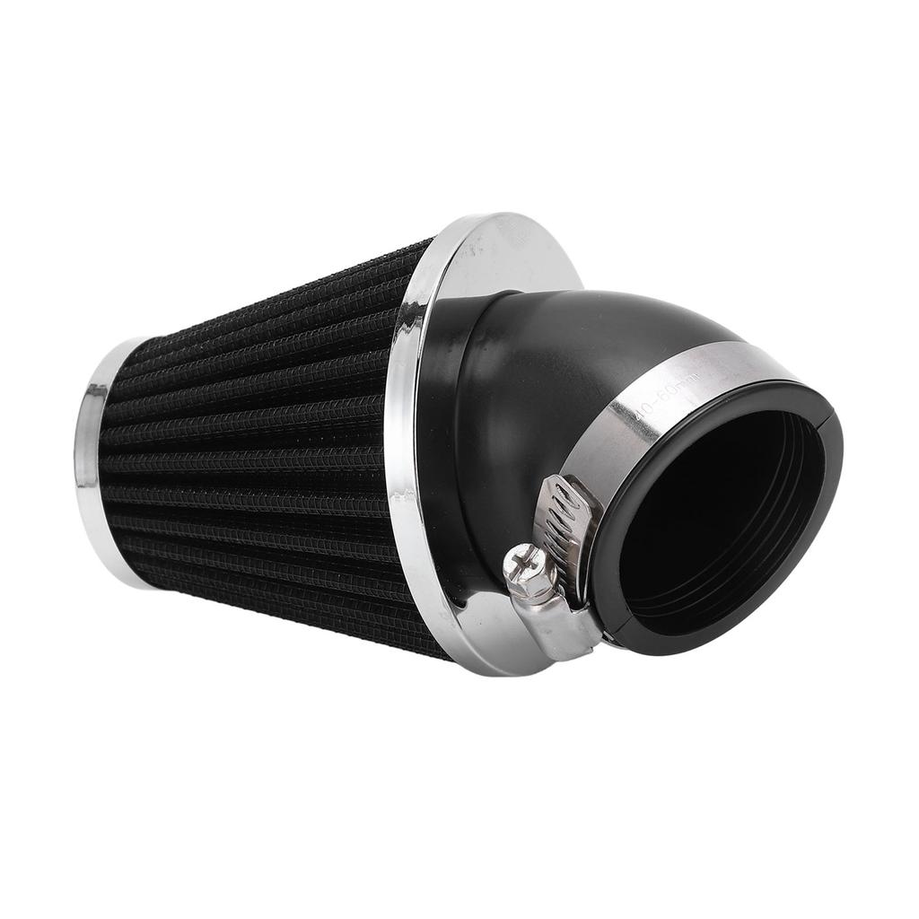   Filter 45 Degree Engine Bend Cone Tuning Cleaner 48mm Inner Diameter for Motorcycle ATV Pit Bike   Bike