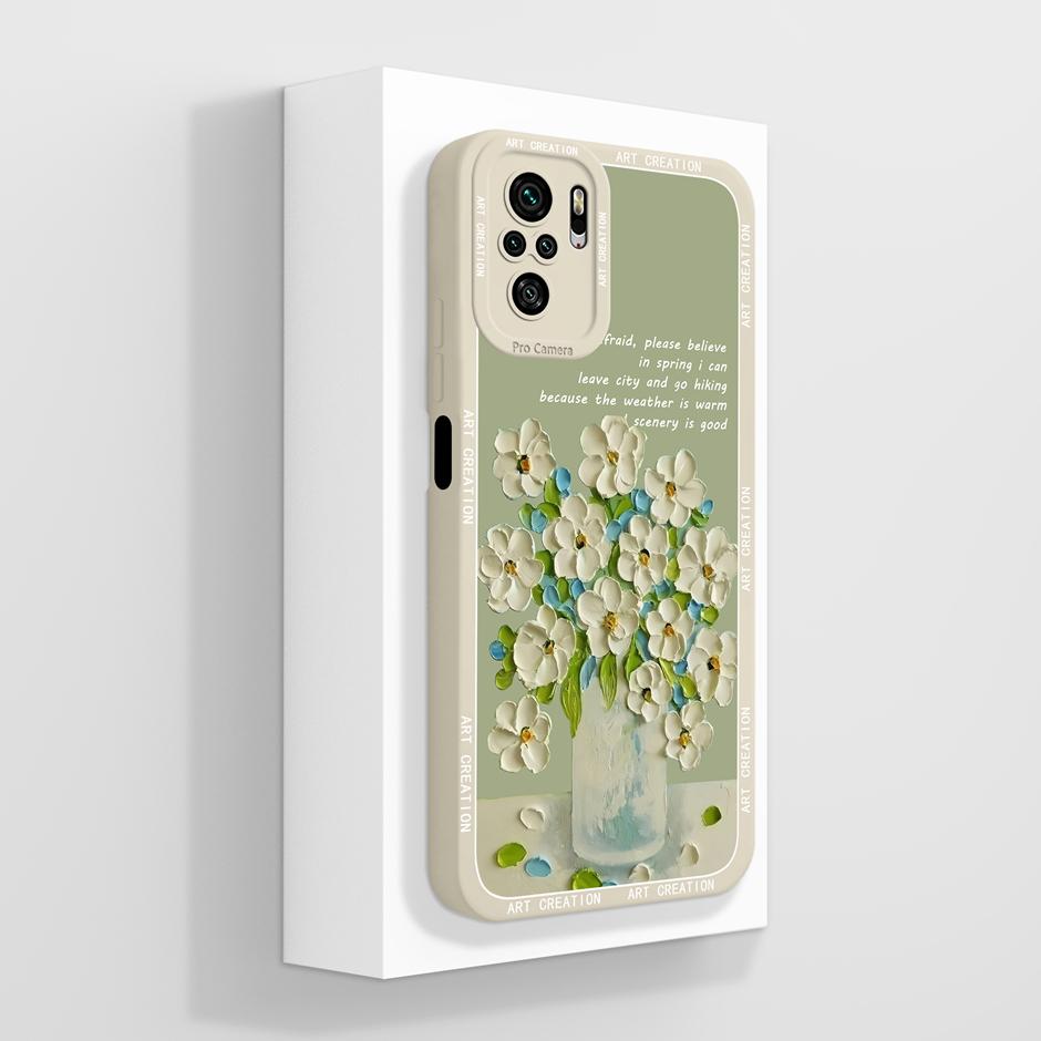 For Xiaomi Poco M5 M5S 4G Phone Case Advanced Sense Flower Silicone Soft TPU Shell For XiaomiPocoM5 M5S 4G Prevalent Funda Cover