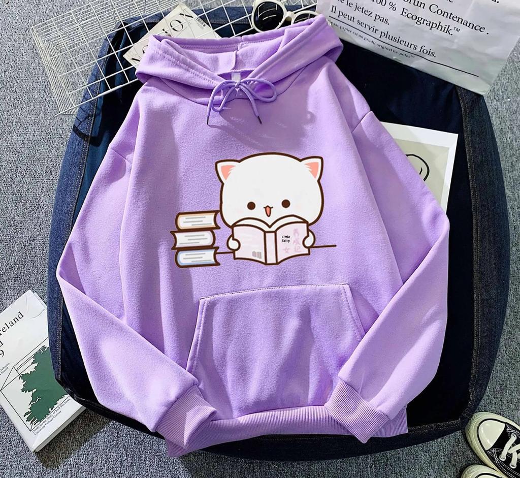 New Hot Sale Of The Season Loose Hoodie Couple Tops Men Women Autumn Winter Thickened Warm Printed Full Sleeve Long Hoodie Sweat