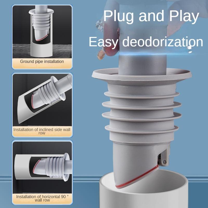 Silicone Drains Kitchen Sink Plug Sewer Pipe Sealing Ring Water Plug Floor Drain Shower Stopper Bathroom Accessories