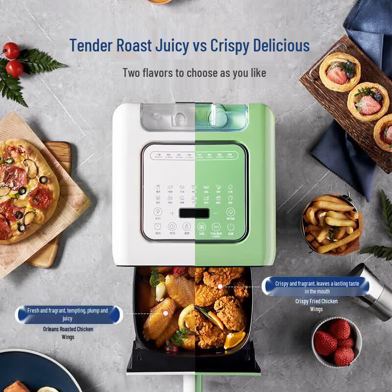 Morphy Richards 4L Heißluftfritteusen-Ofen mit Dampfbraten & Sichtfenster CN-Stecker (Adapter enthalten)