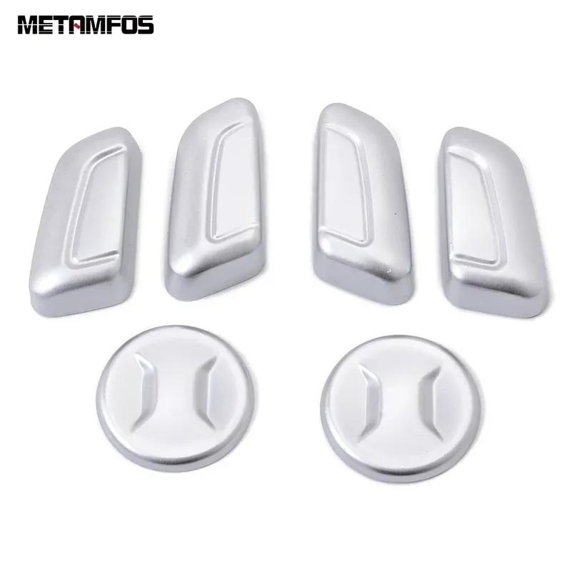 For Volkswagen VW Tiguan 2017-  Carbon Fiber Seat Adjustment Switch Button Cover Trim Interior Accessories Car Styling