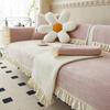 Winter Velvet Warm Sofa Mat Seasonal Universal Anti Slip Cover and Towel Modern Minimalist Thickened Seat Cushions
