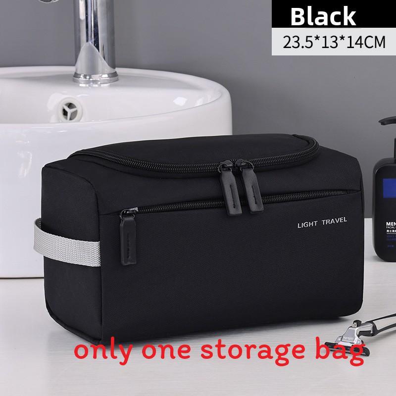 Business Travel Toiletry Bag With Oxford Cloth Material For Portable Organizing On Commutes