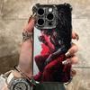 N-Notes D-Deaths Anime Ryuk Soft Phone Case For iPhone 15 16 17 Air 14 Pro Max 16E Plus 13 12 Mini Plating Anti-Fall Fundas