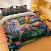 2/3pcs Nine-tailed Fox Fairy Printed Quilt Cover Set HD Digital Printed Quilt Cover Set Contains Quilt Cover and Pillowcase -