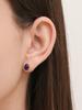 Minimal Piercing 14K 18K Elegance Crown Lapis Piercing