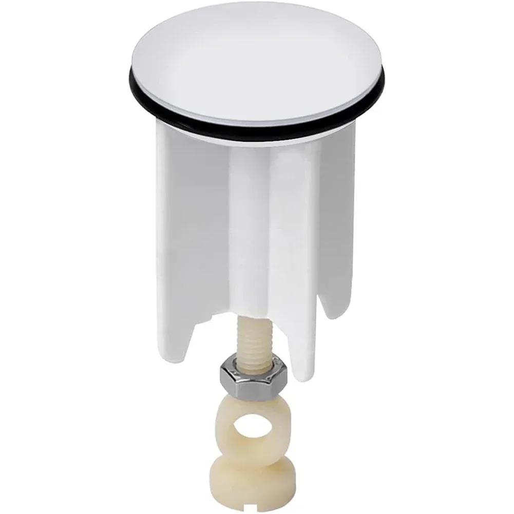 Brand New Wash Basin Plug Sink Plug White Fittings Pop-Up Plug Portable Replacement Spare Parts Universal 40mm