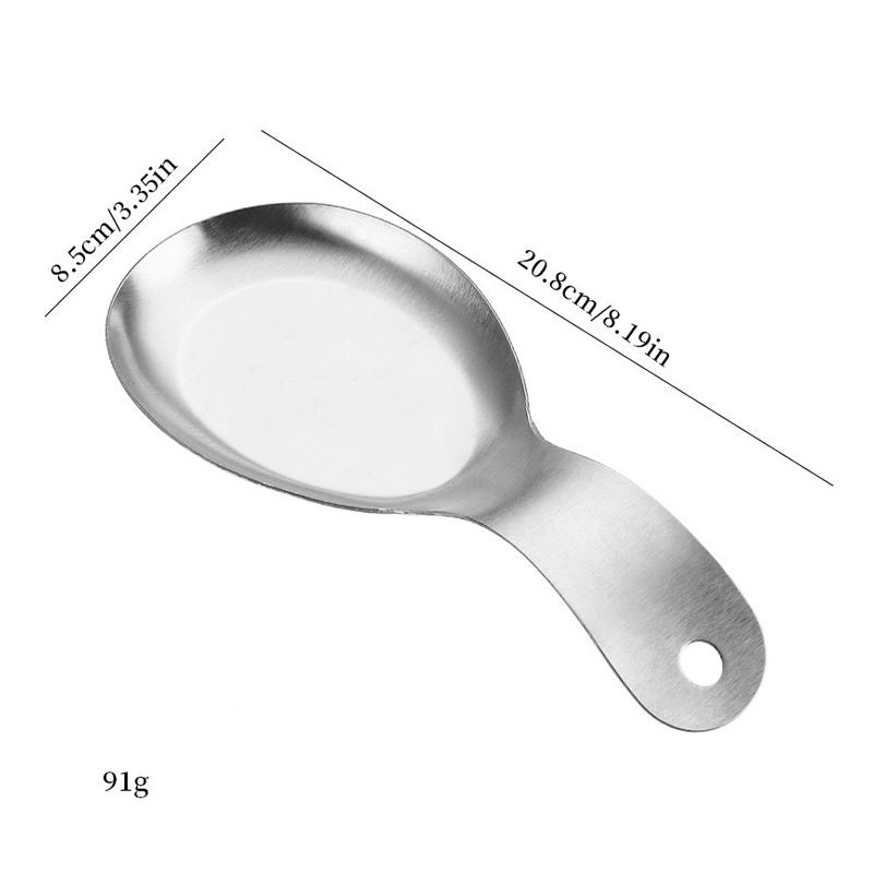 Large Stainless Steel Spoon Holder Heat-Resistant Cooking Spoon Holder Coffee Spoon Holder