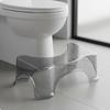 Toilet Step Stool Sturdy AntiSlip Stable Lavatory Aid for Kids Transparent 1 PACK