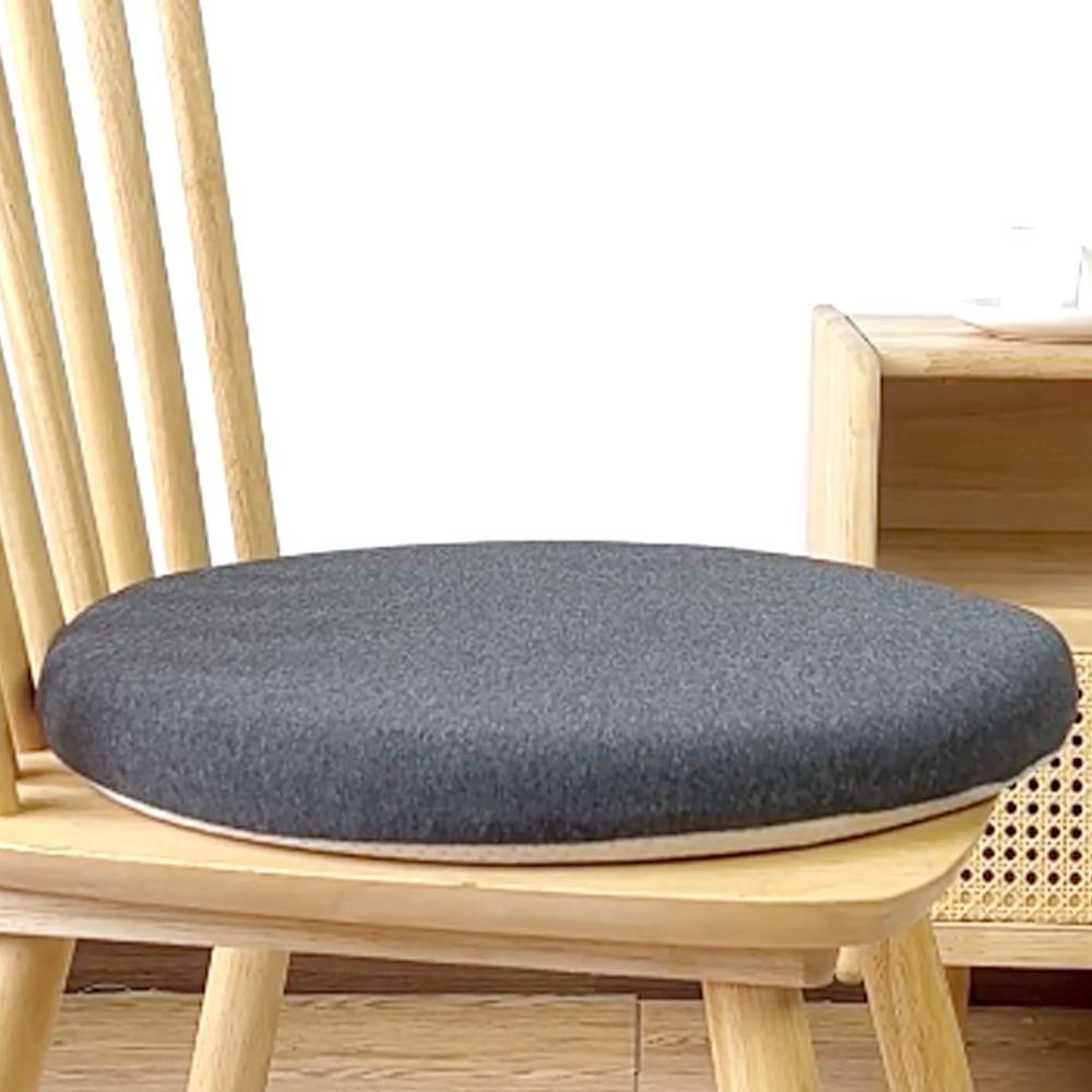 Grey, Pink Japanese Style Stool Seat Pad Solid Color Ergonomic Butt Mat Bay window sitting mat Grey 30*30*3cm