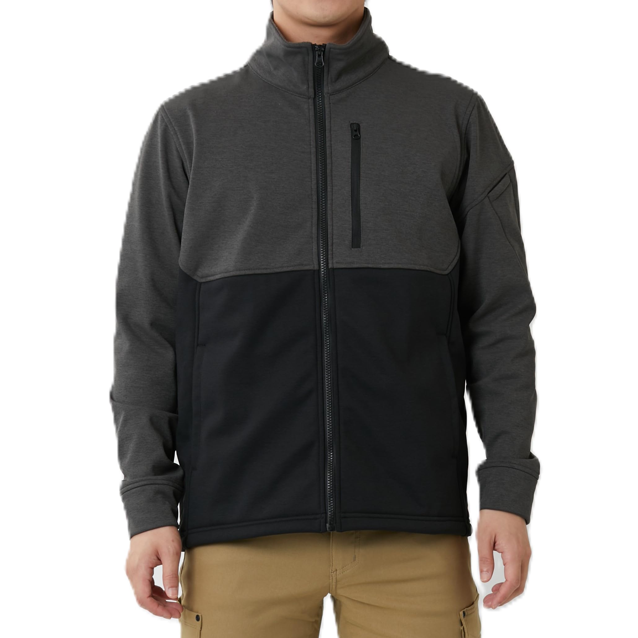 

Вітро- і морозостійка куртка soft shell grey [A-Shon], блузон, сірий колір