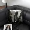 Design BBeny JJr Rapper Cushion Cover Natural Linen Organic Fabric DoubleSided Printing Sofa Home Decor Gift Pillow Case