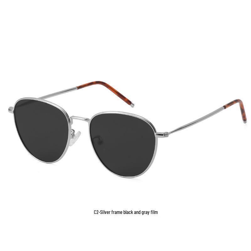 Retro UV Protection Polarized Metal Sunglasses - Model 8713