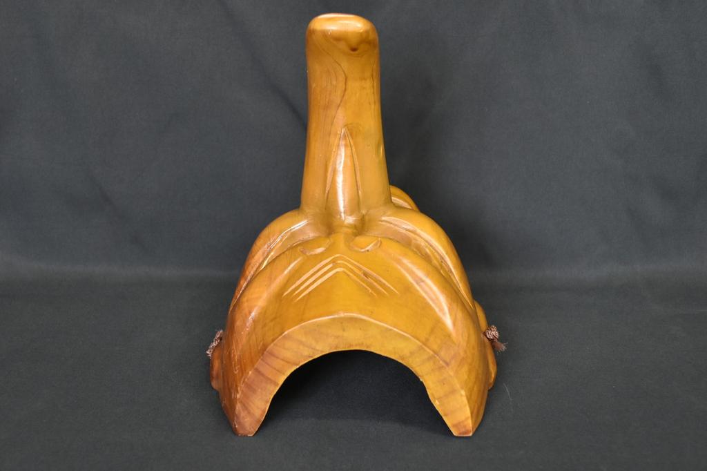 Vintage Traditional Japanese Tengu Mask for Noh / Bicchu Kagura Wall Decor