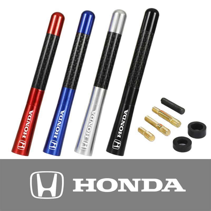 CLVRX1 hot 12cm Carbon Fiber Car Radio Antenna For Mugen Power Honda Civic Accord CRV Hrv Jazz Accessories Car Styling accessaries