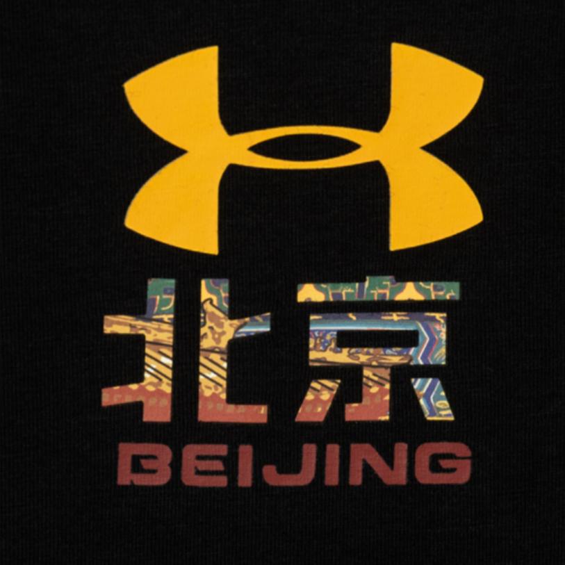 Under Armour Beijing City Crew Neck Tričko Regular Fit Unisex Tops Černá 1332494-004