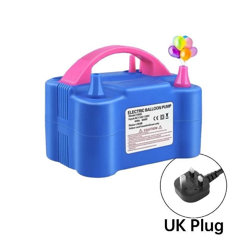 Electric Balloon Inflator Pumps Dual Nozzle Partys Air Blower Supplies Xmas