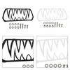 Front Grill Trim Grille Teeth Insert Premium High Performance Lower Protector Directly Replace