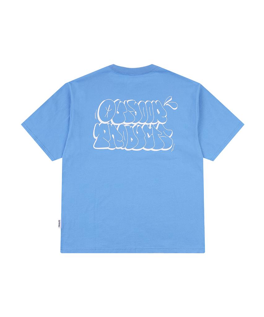 OUTDOOR PRODUCTS Graffiti Logo T-Shirts (Blue)