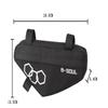 Sac de cadre de vélo B Soul Triangle Résistant à l'eau Tissu Oxford Grande capacité Pour les sorties en VTT et vélo de route