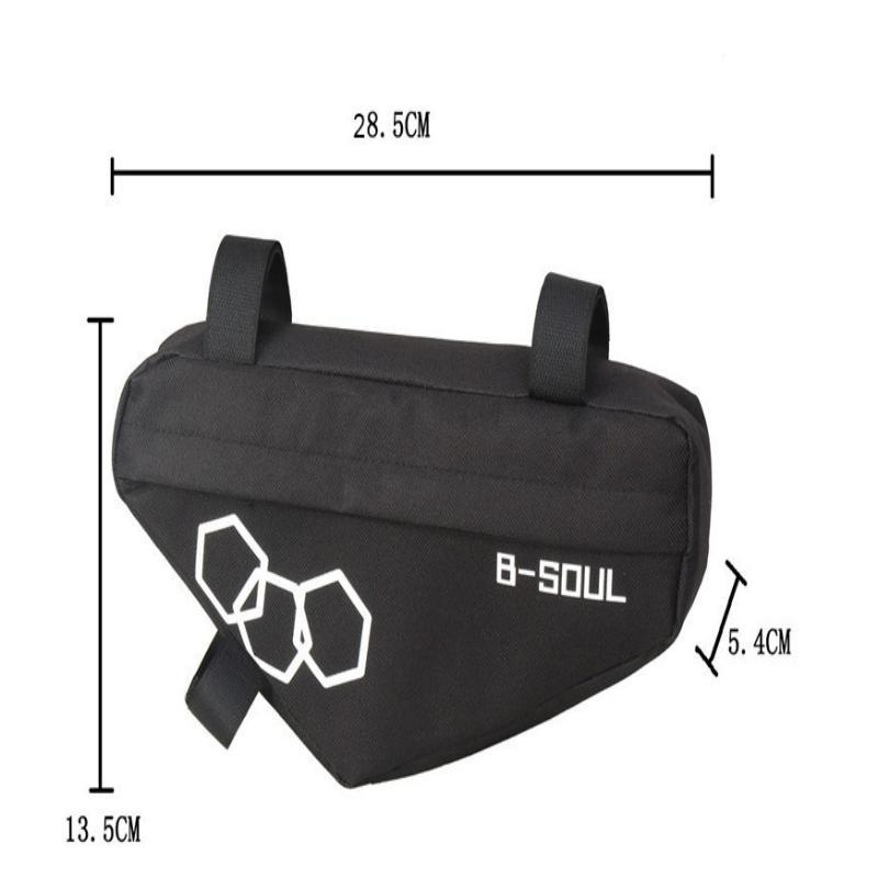 Sac de cadre de vélo B Soul Triangle Résistant à l'eau Tissu Oxford Grande capacité Pour les sorties en VTT et vélo de route