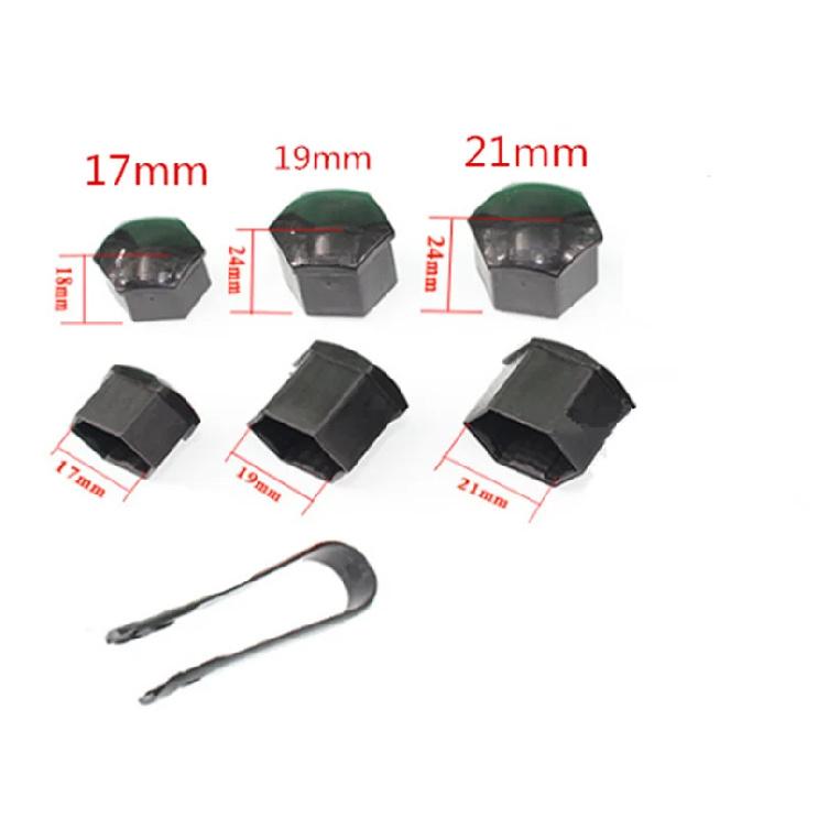 Car Shape 20Pcs Universal Rust 17 19 21mm Tire Nut Bolt Protection Cap for Mercedes Benz ML63 M-Class Ener-G-Force ML500 ML350